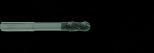 Clarkson-Osborn Tools Ltd. MA20508 - 8.0 - CARBIDE 4 FLUTE 30 DEGREE BALL END LONG REACH WHISPERMILL HSC CUTTER